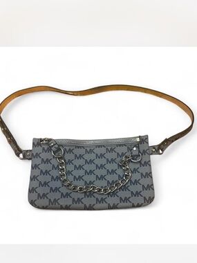 Michael Kors Gray MK Monogram belt bag